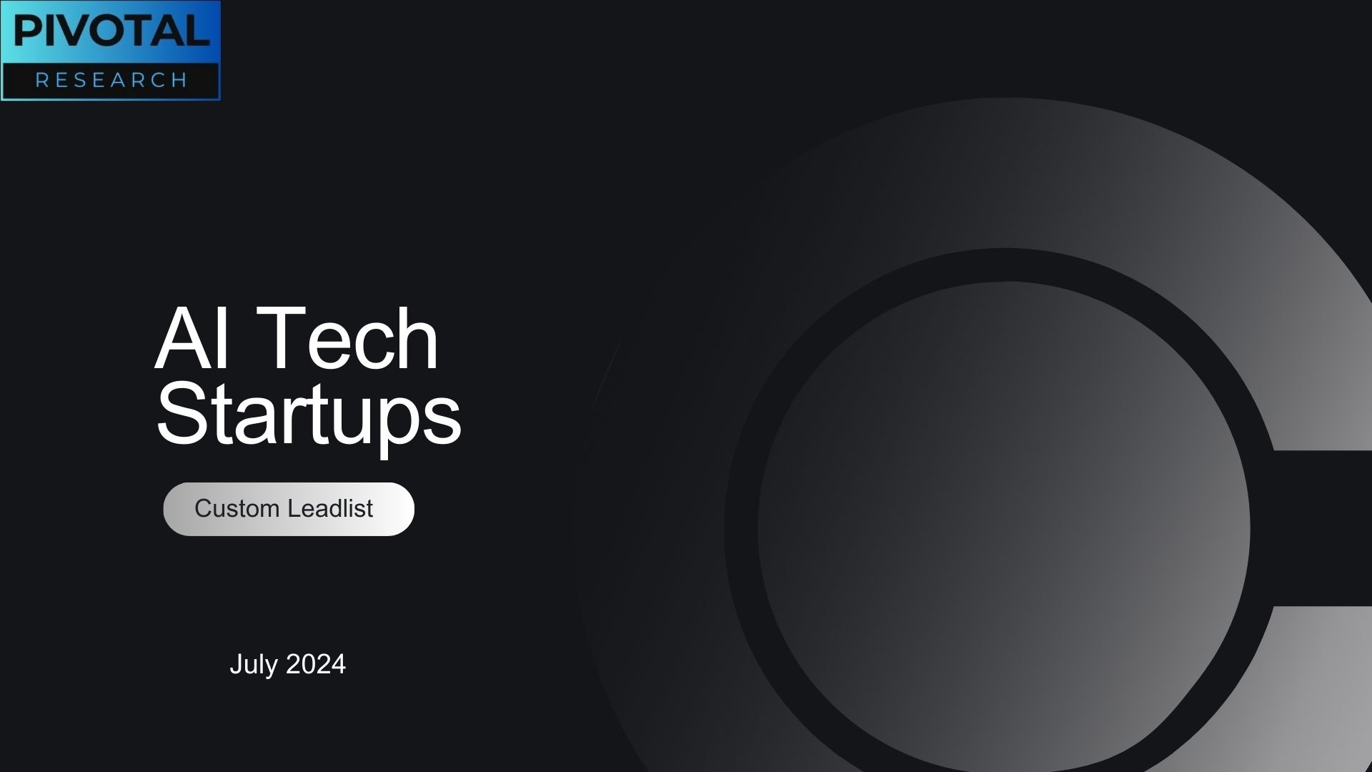 AI-Based Tech Startups