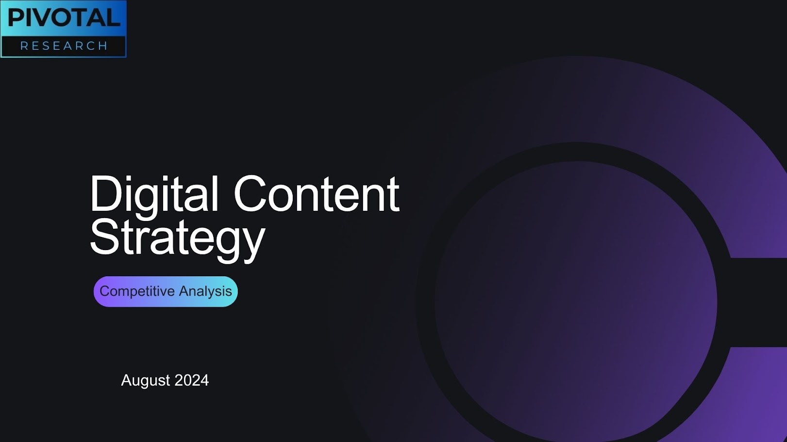 Empowering Content Strategy Through Competitive Analysis